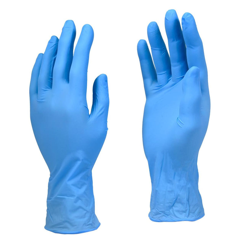 DASH BLU100 Nitrile Exam Grade Disposable Gloves, Light Blue, 4.3 mil, Box of 100, view 9 of 13