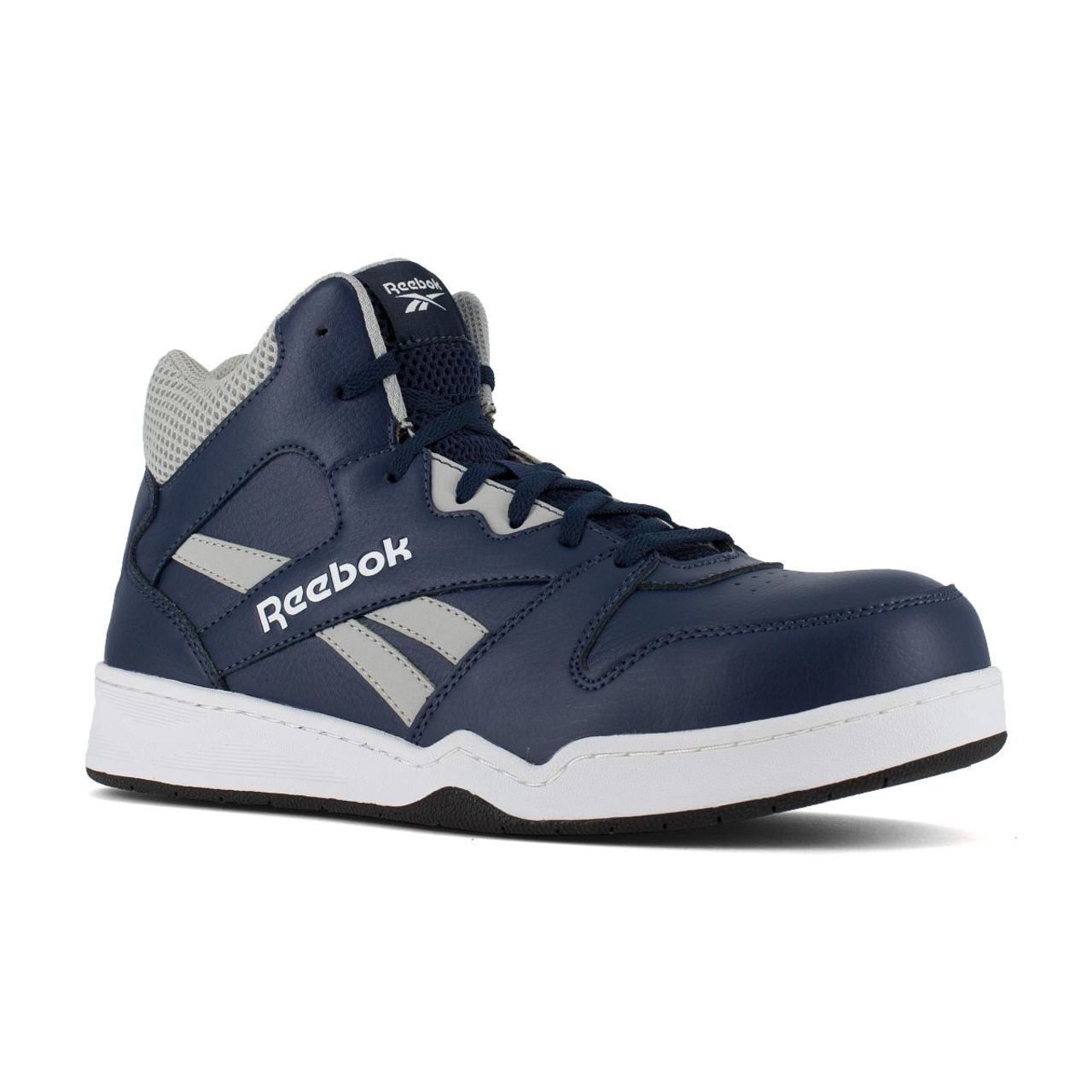 Reebok Men's Work ESD Composite Toe Sneakers, Navy and Grey RB4133 Reebok Men's Work ESD Composite Toe Sneakers, Navy and Grey RB4133