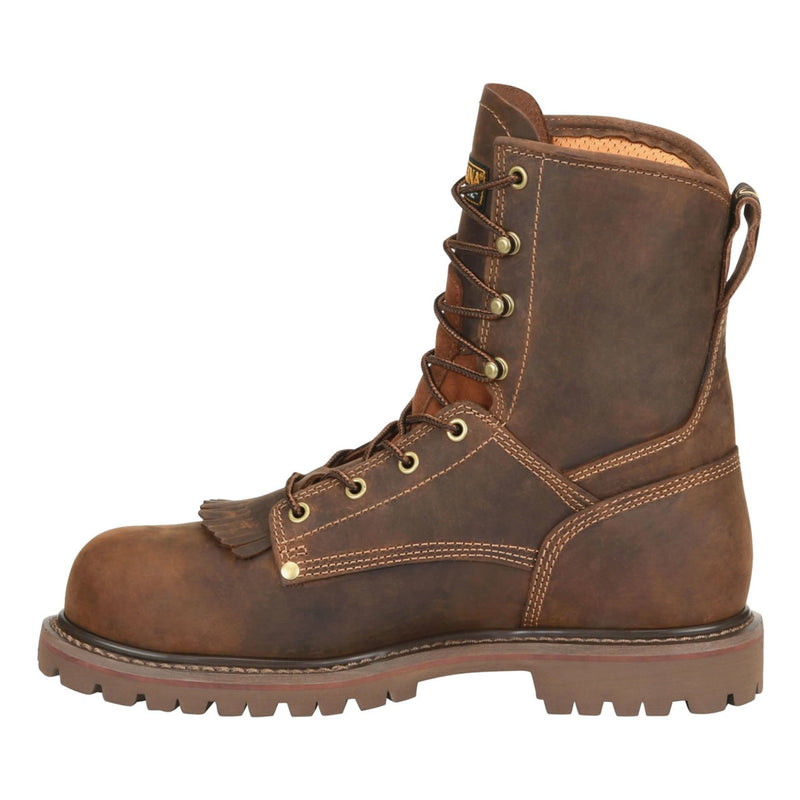 Carolina Men's 28 Series 8" Waterproof EH Soft Toe Boots, CA8028, Kharthoum Cigar, view 4 of 7