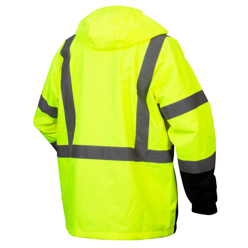 Pyramex RP31 Type R Class 3 Hi-Vis Waterproof Fleece Lined Parka, view 2 of 5