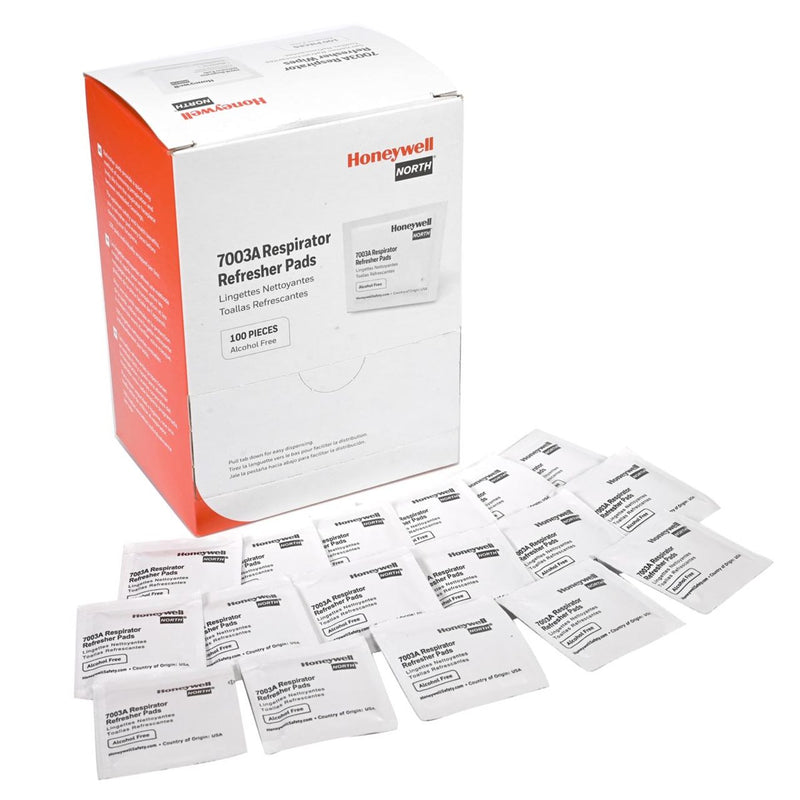 Honeywell North 7003A Alcohol Free Respirator Wipes, 100 Pack, view 1 of 5