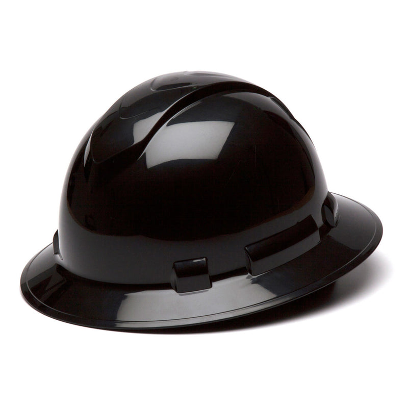 Pyramex Ridgeline Full Brim Hard Hat 4-Point Ratchet Suspension, view 8 of 27