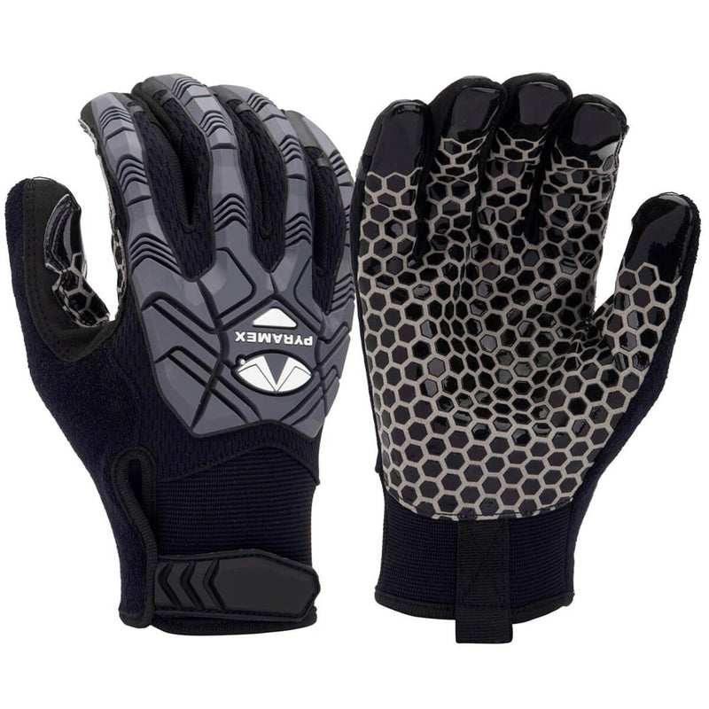 Pyramex GL203HT Synthetic Leather A2 Cut Impact Gloves, Black, view 1 of 3