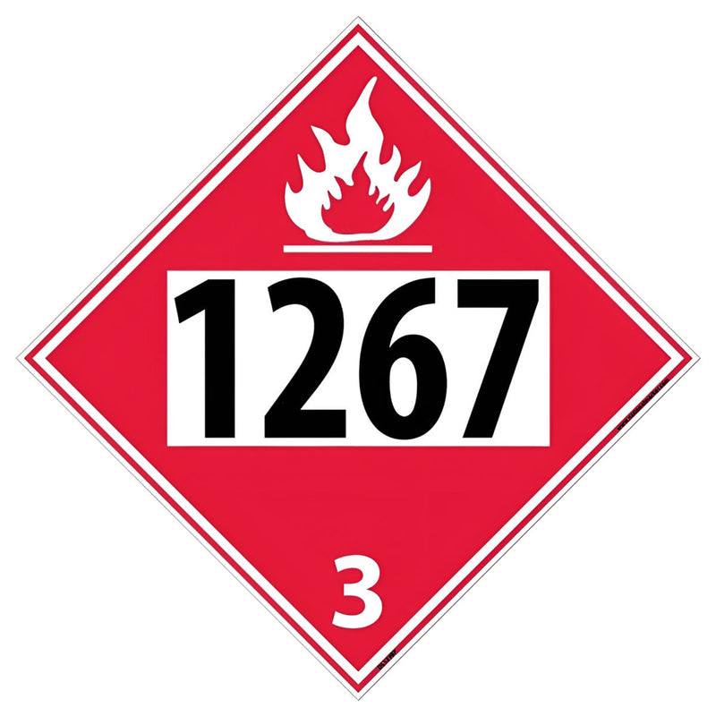 1267 3, 10.75x10.75, Pressure Sensitive Vinyl Placard, view 1 of 2