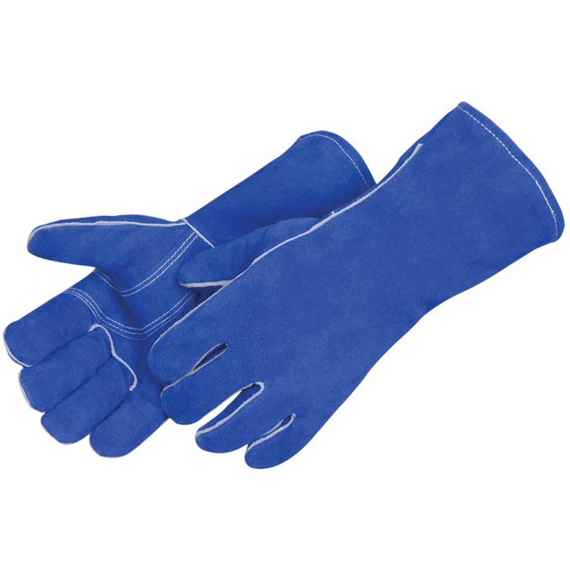 Rugged Blue GL350 Leather Welding Gloves, view 1 of 2