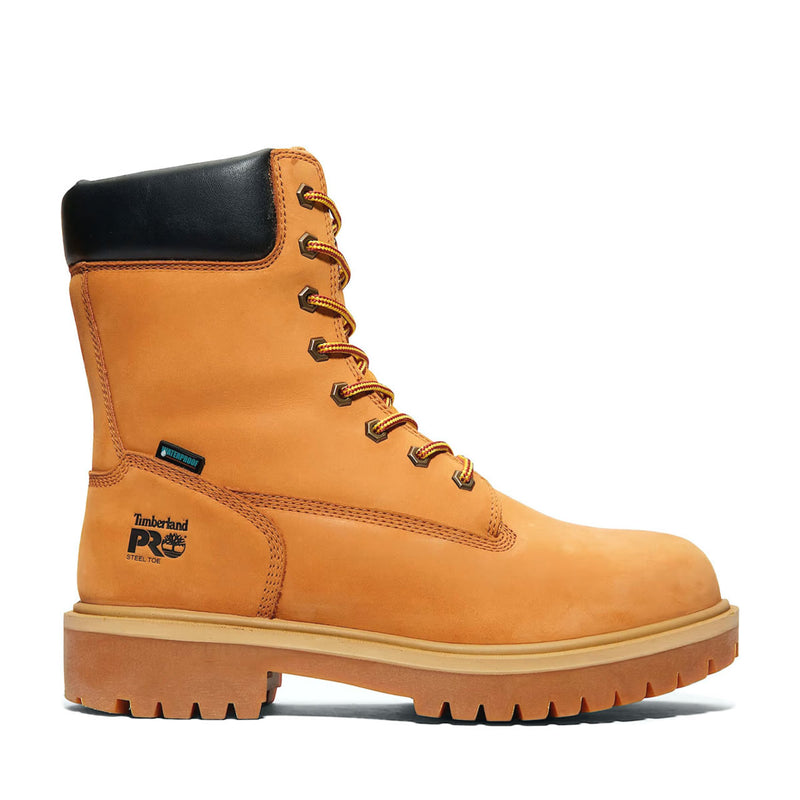 Timberland PRO Men's Direct Attach 8" Insulated Waterproof EH Steel Toe Work Boots, TB1260027131, view 1 of 6