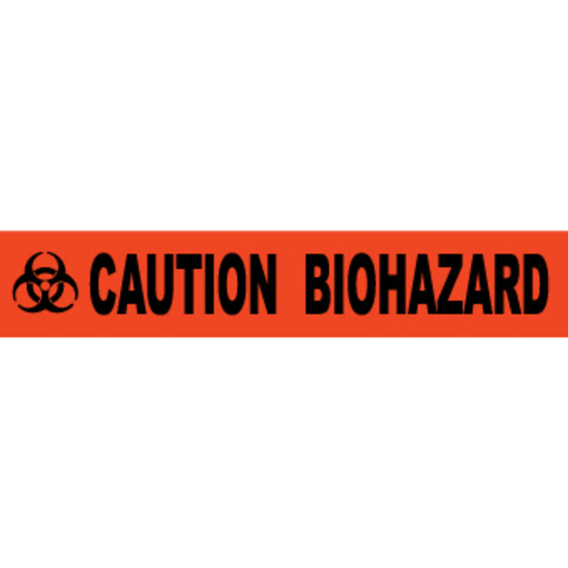 Caution Biohazard, 3", Barricade Tape, view 1 of 1