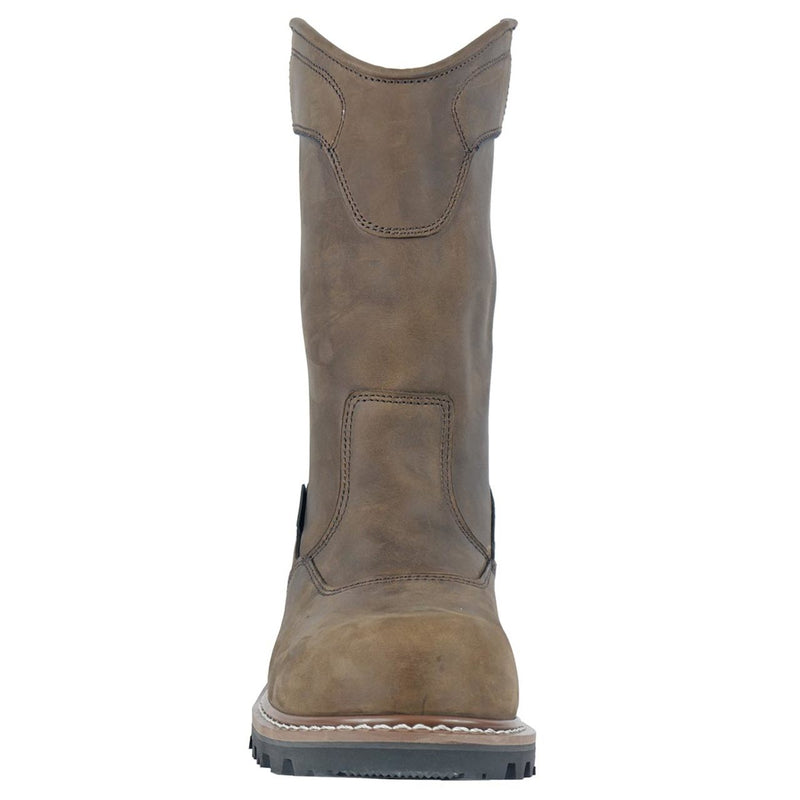 Hoss Men's Pull-On Loggers Waterproof EH Composite Toe Boots, 90211, Brown, 90211, view 5 of 8