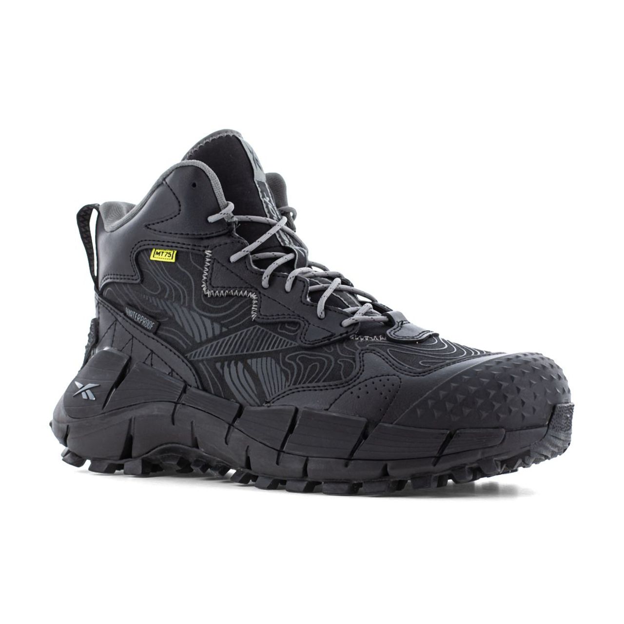 Reebok Men's Zig Kinetica Edge II Waterproof EH Met Guard Composite Toe Work Shoes, Black, RB3022 Reebok Men's Zig Kinetica Edge II Waterproof EH Met Guard Composite Toe Work Shoes, Black, RB3022