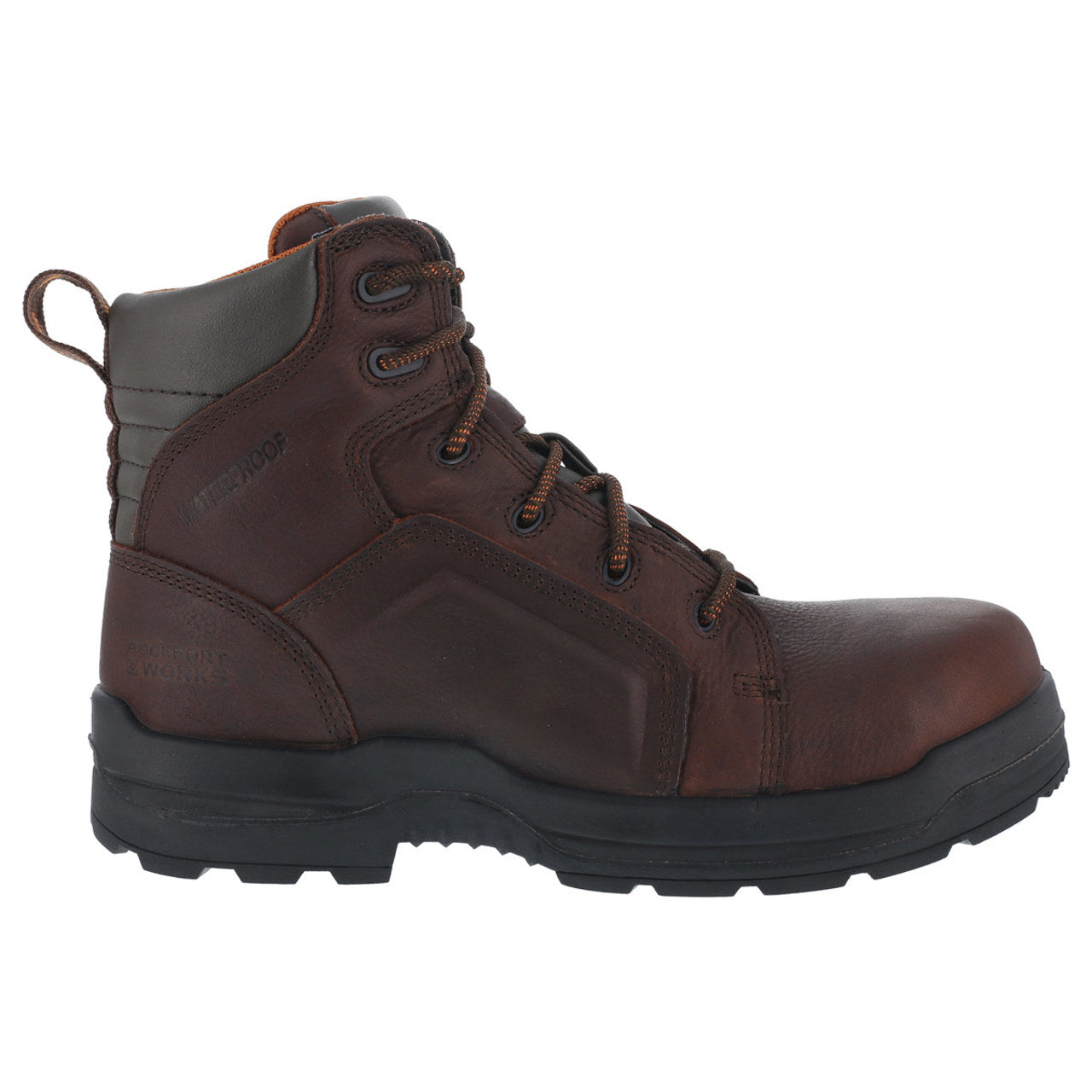 Rockport Works Women's More Energy 6" EH Composite Toe Work Toe Boots, Brown - RK664 Rockport Works Women's More Energy 6" EH Composite Toe Work Toe Boots, Brown - RK664