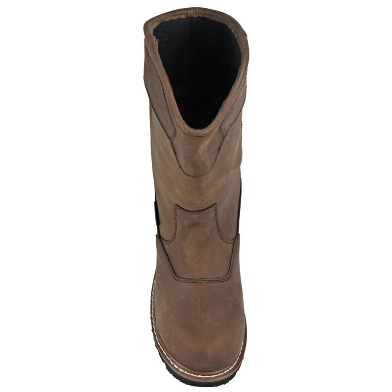 Hoss Men's Pull-On Loggers Waterproof EH Composite Toe Boots, 90211, Brown, 90211, view 7 of 8