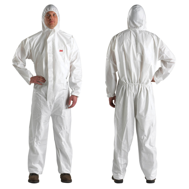 3M 4510 Disposable Protective Coveralls, White, view 1 of 3