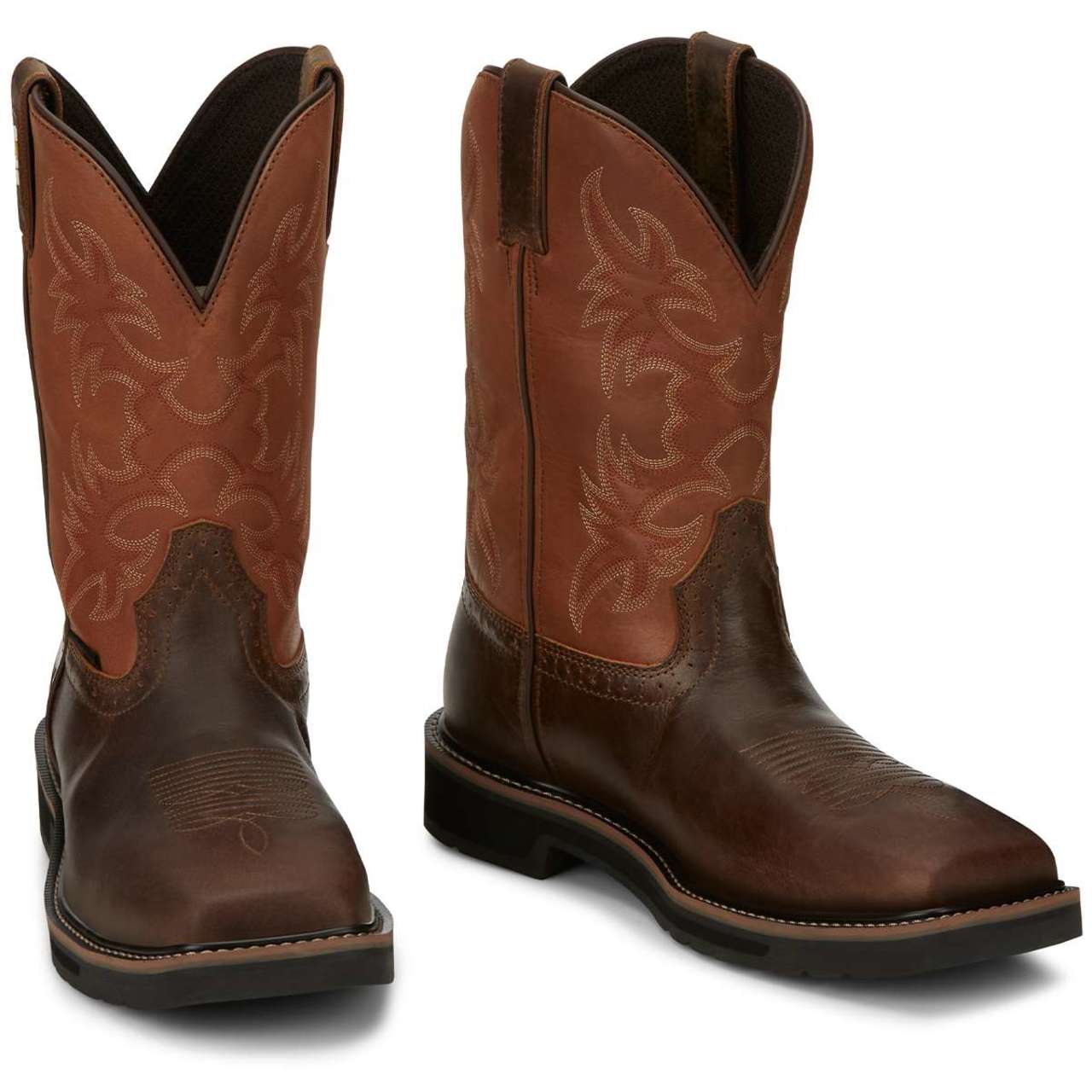 Justin Men's Actuator 11" SD Composite Toe Boots, SE4300, Brown Justin Men's Actuator 11" SD Composite Toe Boots, SE4300, Brown