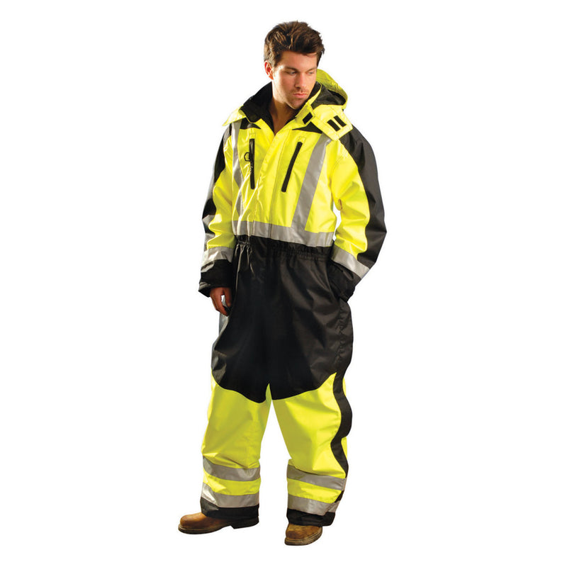 OccuNomix Type R Class 3 Hi-Vis Speed Collection Insulated Premium Cold Weather Coverall, SP-CVL, view 4 of 4