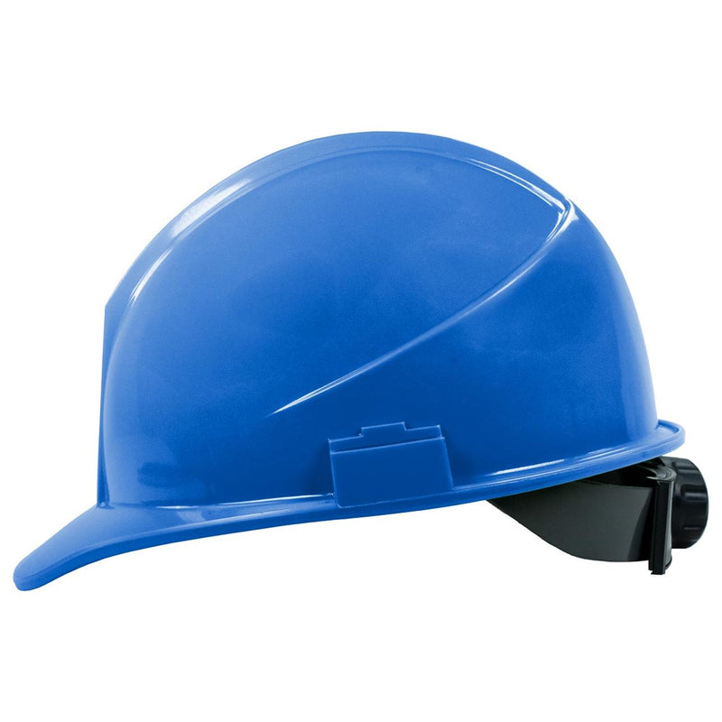 Rugged Blue Defender Cap Style Hard Hat, 6-Point Ratchet Suspension, RBH200, view 13 of 23