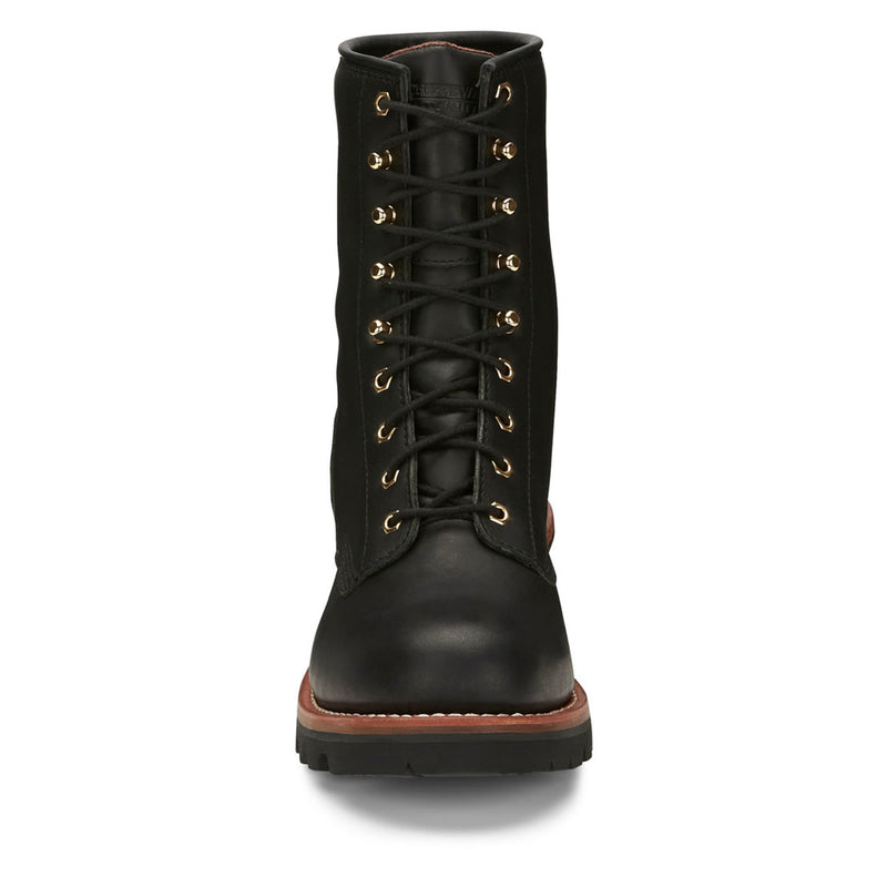 Chippewa Men's Baldor 8" Logger EH Steel Toe Boots, 73020, Black, view 4 of 7