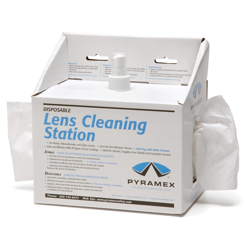 Pyramex LCS10 Lens Cleaning Station with 600 Tissues, view 1 of 2