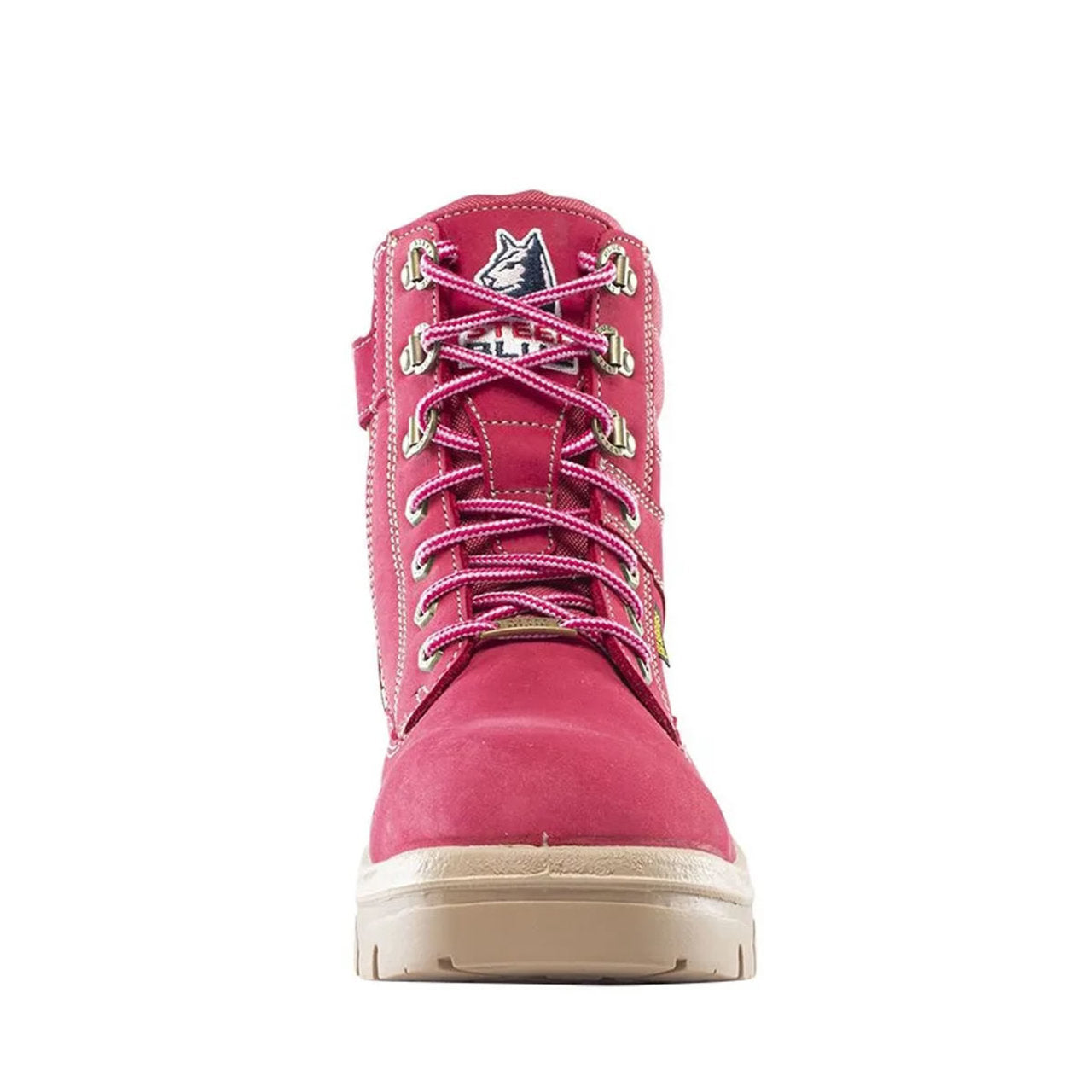 Steel Blue Ladies Southern Cross 6" EH Steel Toe Boots, 812861W, Pink Steel Blue Ladies Southern Cross 6" EH Steel Toe Boots, 812861W, Pink