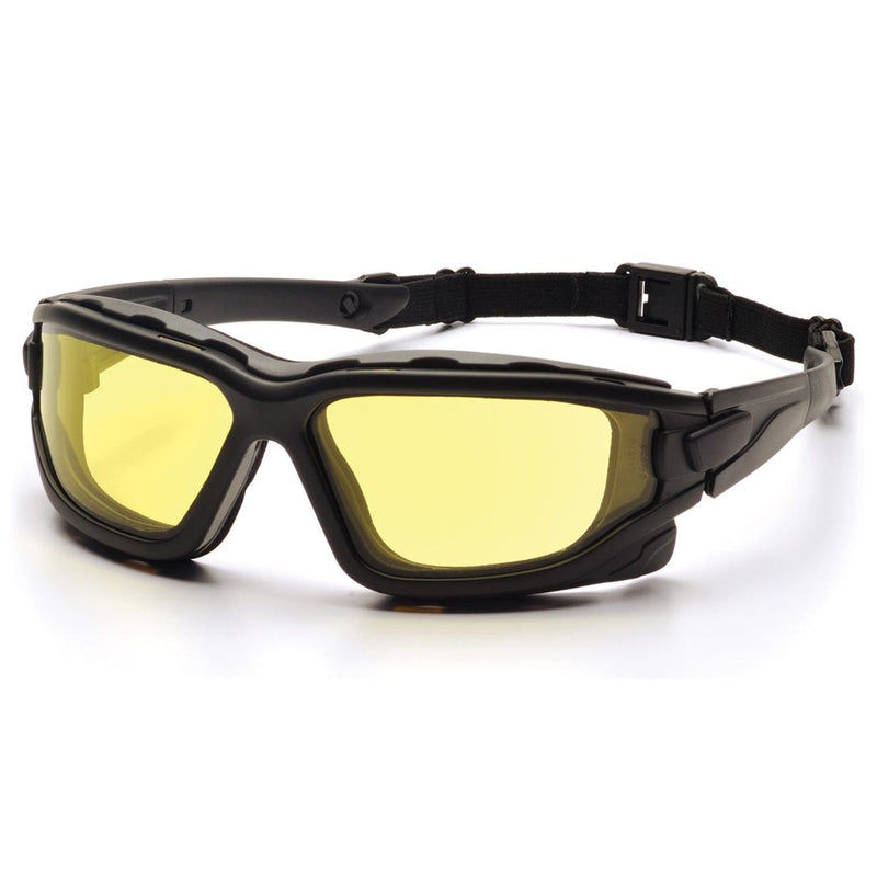 Pyramex I-Force Dual Pane Sealed Safety Glasses, Black Frame/Strap, view 8 of 12