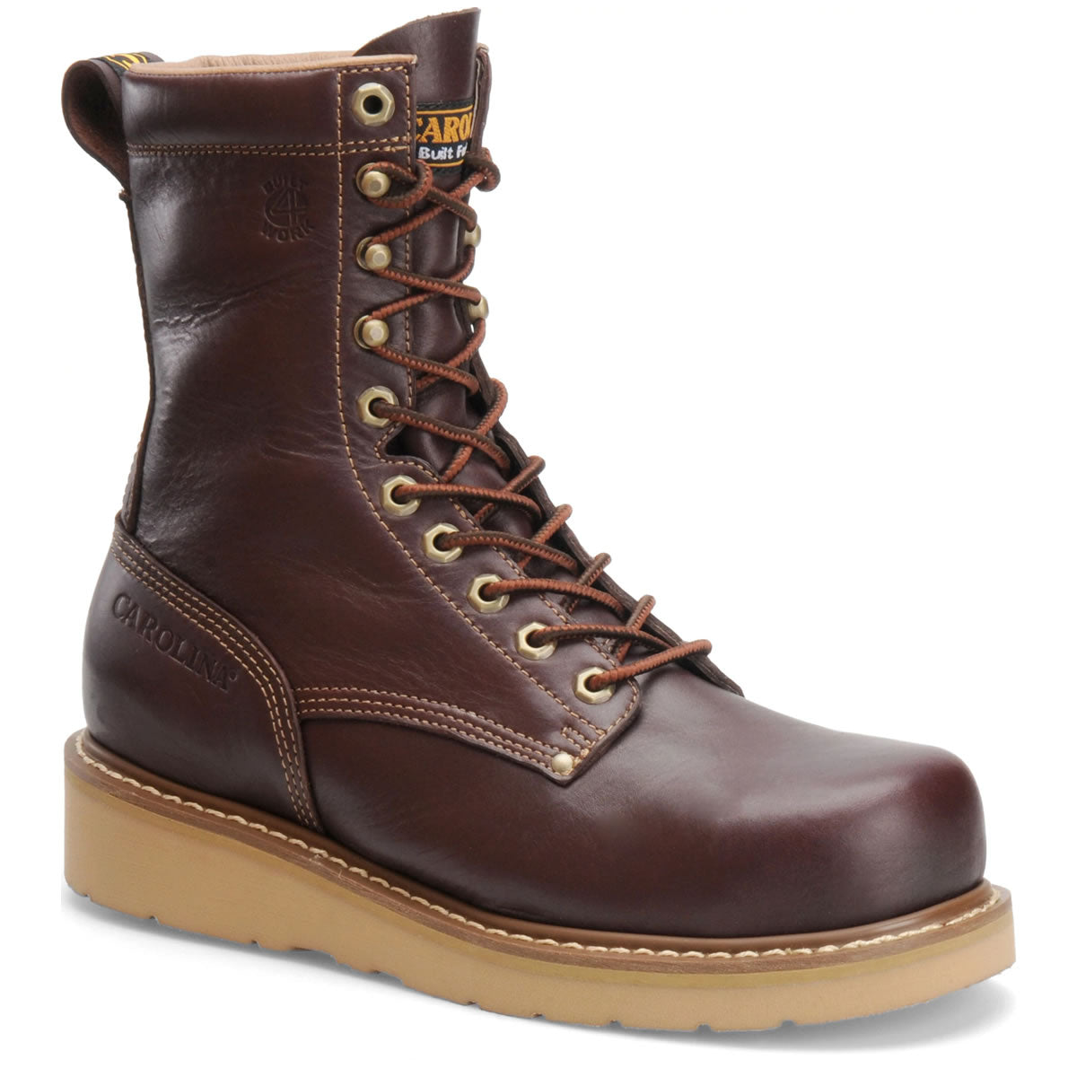 Carolina Men's Amp Hi 8" Wedge EH Soft Toe Work Boots, CA8049