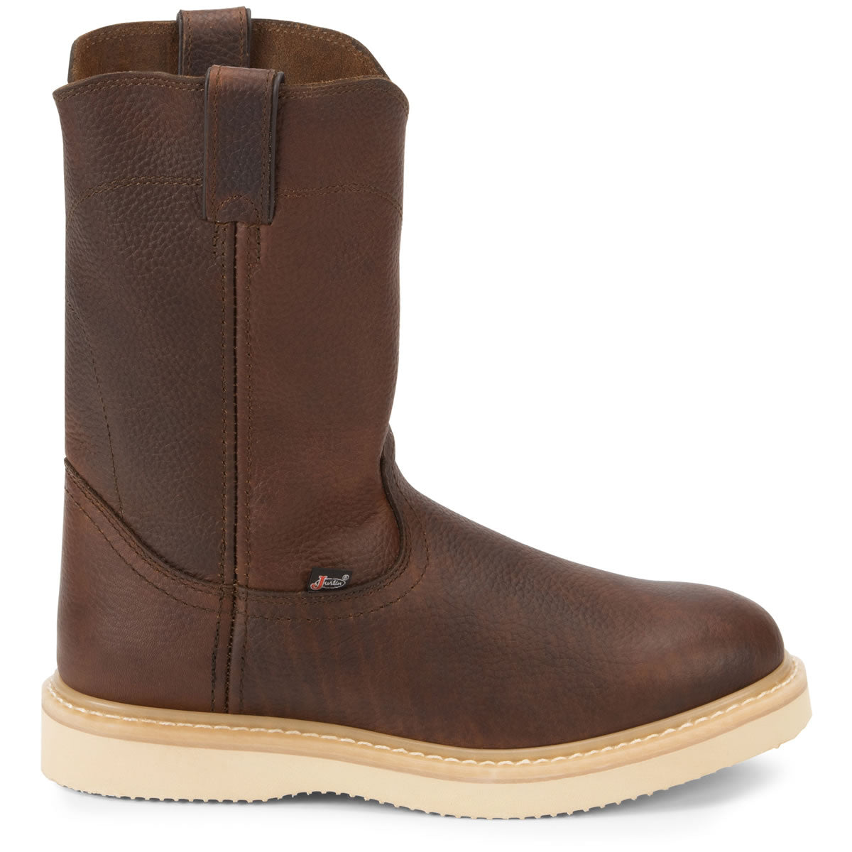 Justin Men's Axe 10" Wellington EH Soft Toe Boots, WK4908, Tan