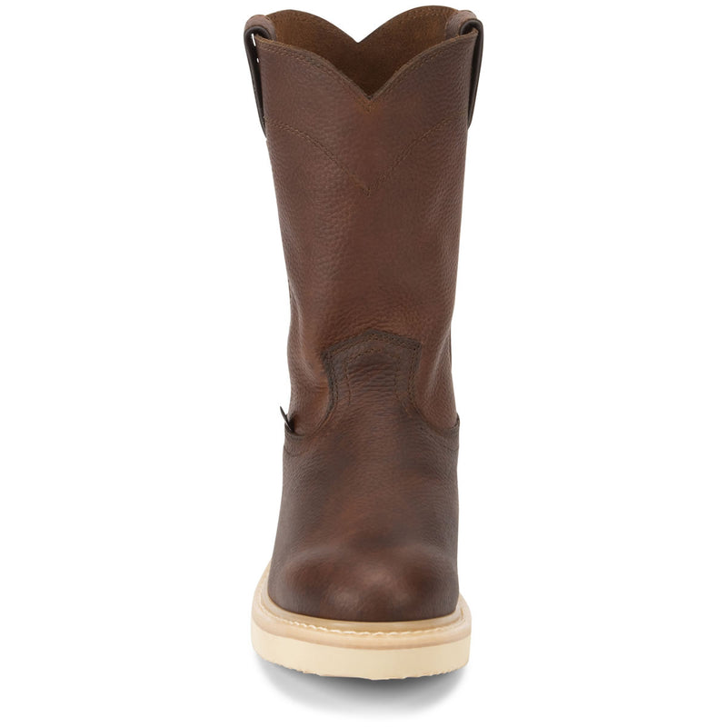 Justin Men's Axe 10" Wellington EH Soft Toe Boots, WK4908, Tan