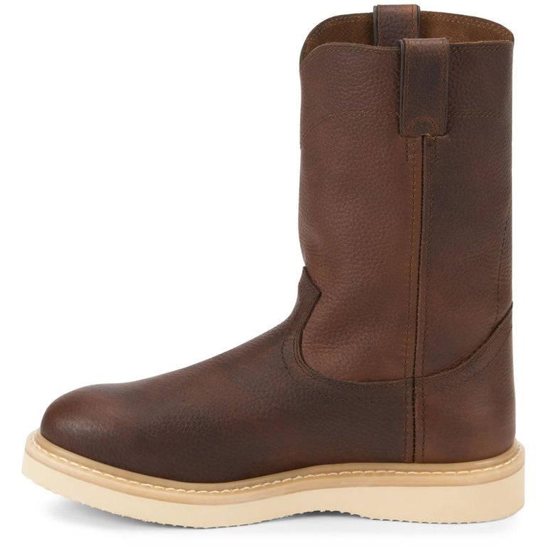 Justin Men's Axe 10" Wellington EH Soft Toe Boots, WK4908, Tan
