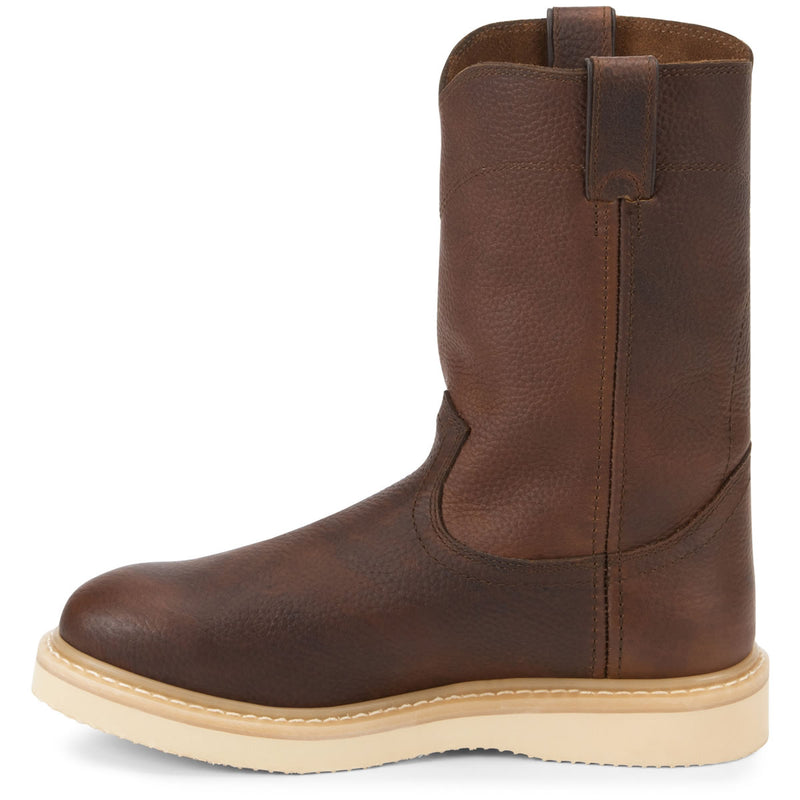 Justin Men's Axe 10" Wellington EH Soft Toe Boots, WK4908, Tan