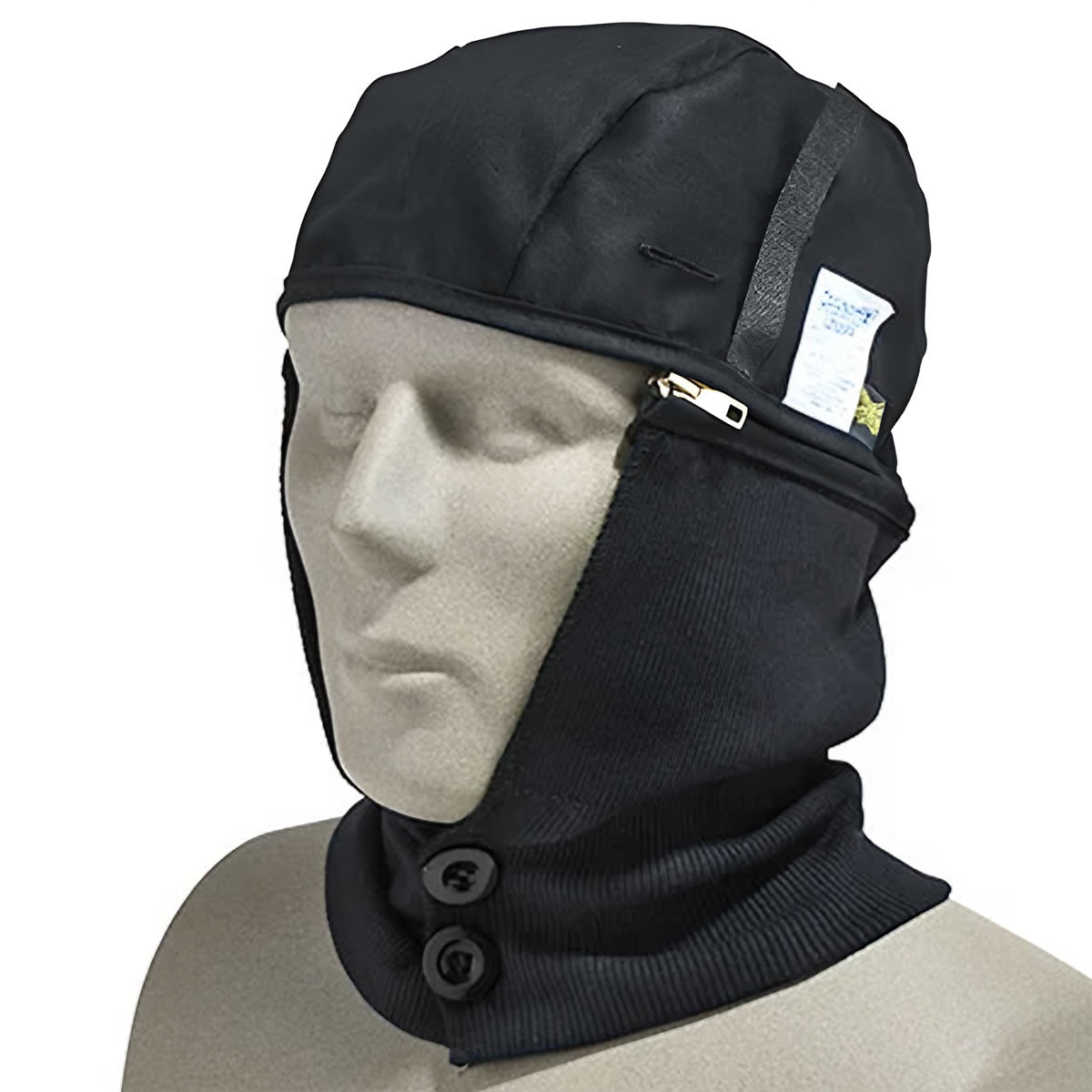 FR Winter Hard Hat Liner, 2-Piece, Zip off Cap - LZ620-FR