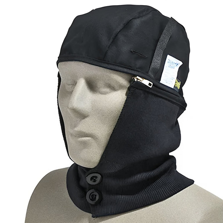 FR Winter Hard Hat Liner, 2-Piece, Zip off Cap - LZ620-FR