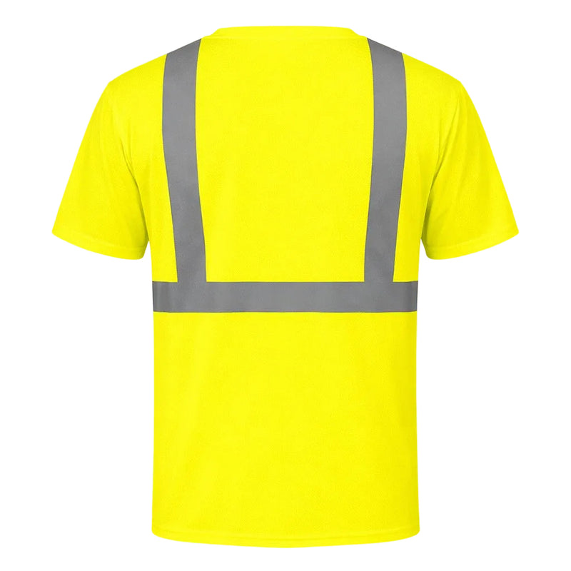 Custom OccuNomix Type R Class 2 Hi-Vis Wicking Short Sleeve T-Shirt, LUX-SSETP2