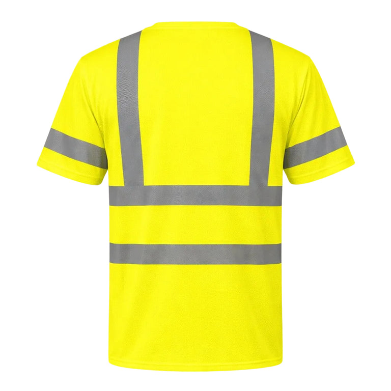 Custom Hi-Vis Class 3 Short Sleeve T-Shirt, LUX-SSETP3B