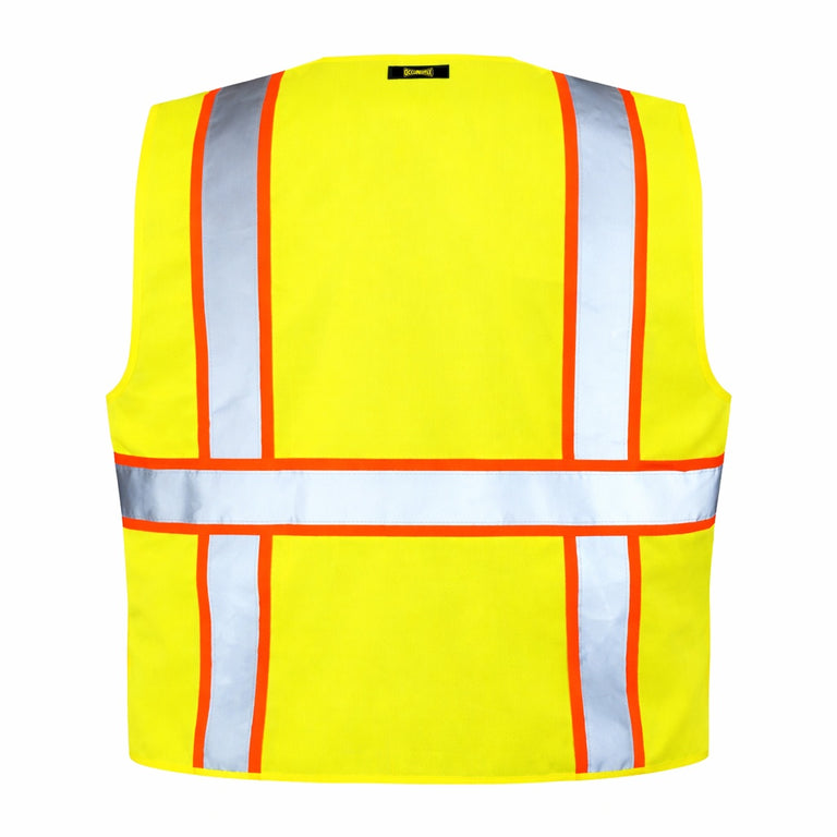 OccuNomix Type R Class 2 Hi-Vis Two-Tone Surveyor Safety Vest, LUX-ATRANS