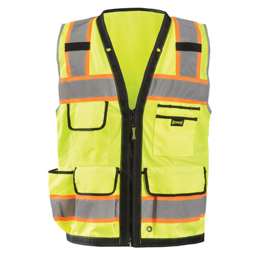 OccuNomix Type R Class 2 Hi-Vis Heavy Duty Two-Tone Surveyor Vest, LUX-HDS2T
