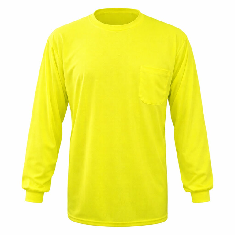 Custom Hi-Vis Long Sleeve T-Shirt, LUX-XLSPB