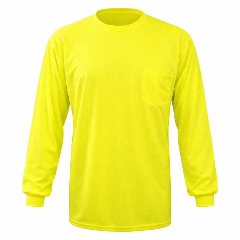 Custom Hi-Vis Long Sleeve T-Shirt, LUX-XLSPB