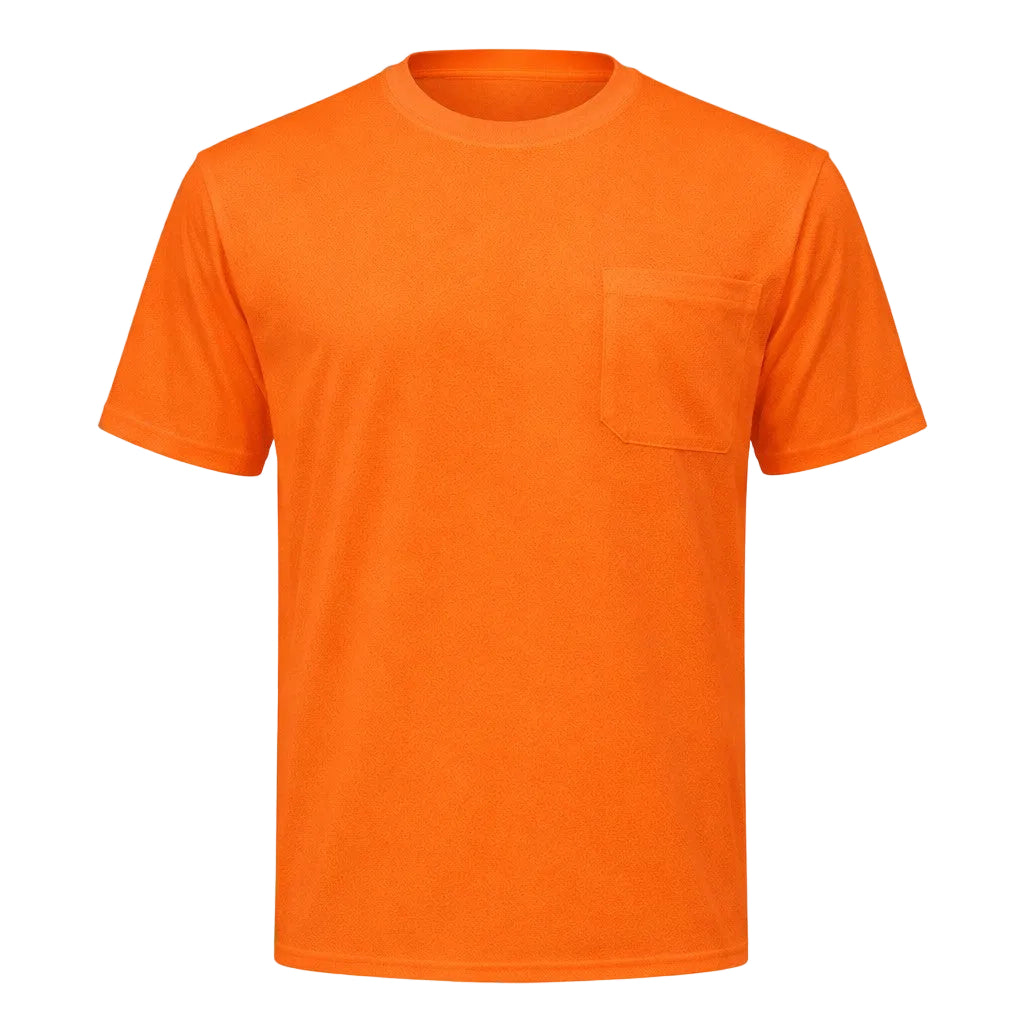 OccuNomix Hi-Vis Birdseye Short Sleeve T-Shirt, LUX-XSSPB