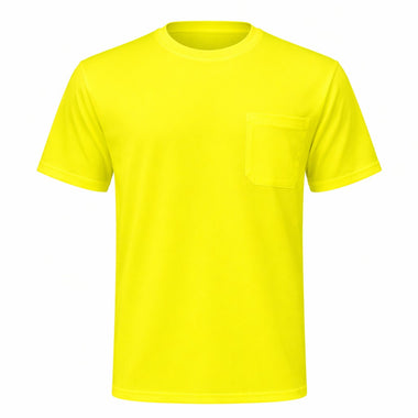 OccuNomix Hi-Vis Birdseye Short Sleeve T-Shirt, LUX-XSSPB