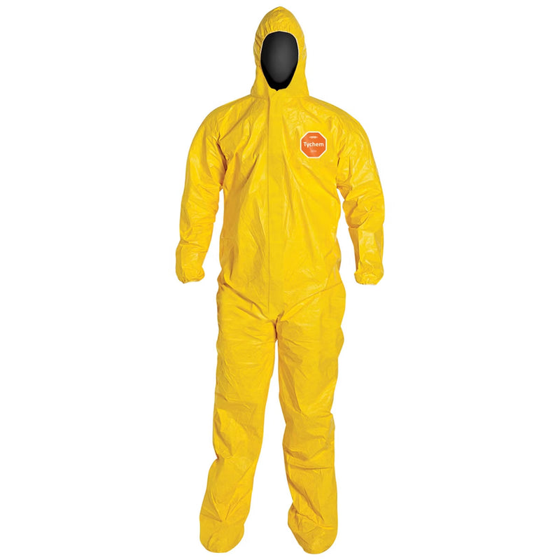 DuPont Tychem 2000 QC122S Protective Coveralls, 25 Pack