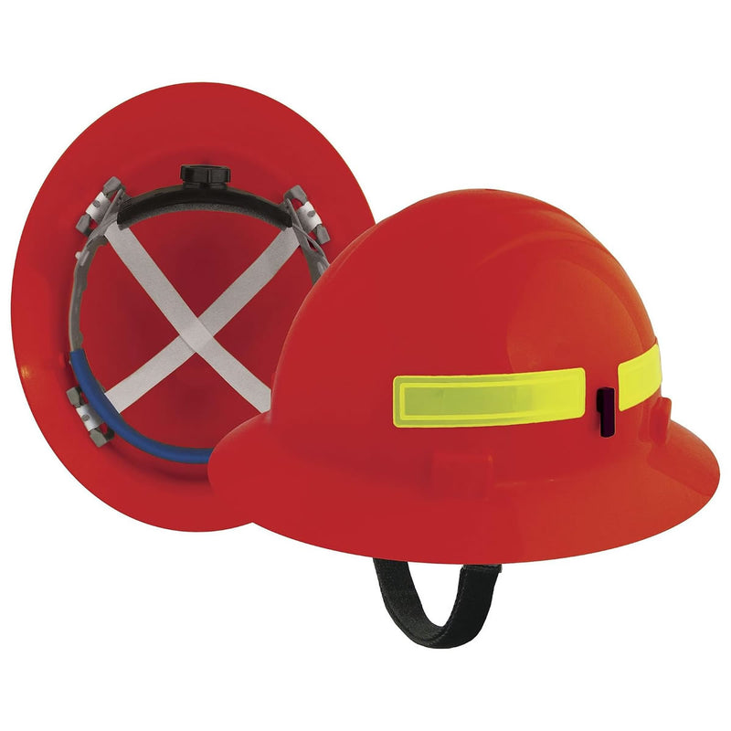 Americana Wildlands Mega Ratchet Full Brim Hard Hat, White