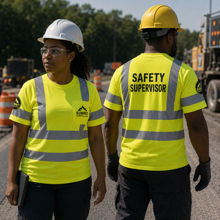 Custom Hi-Vis Class 3 Short Sleeve T-Shirt, LUX-SSETP3B