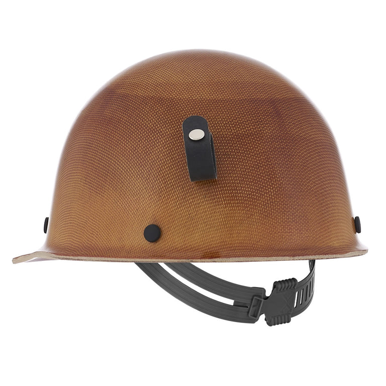 MSA Skullgard Cap Style Hard Hat, Staz-On Suspension with Lamp Bracket