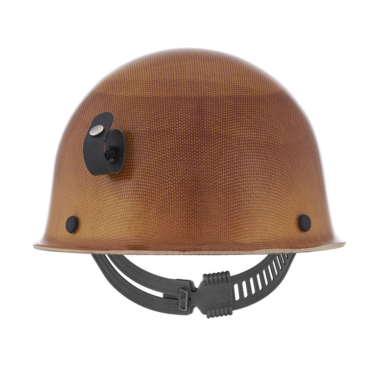 MSA Skullgard Cap Style Hard Hat, Staz-On Suspension with Lamp Bracket