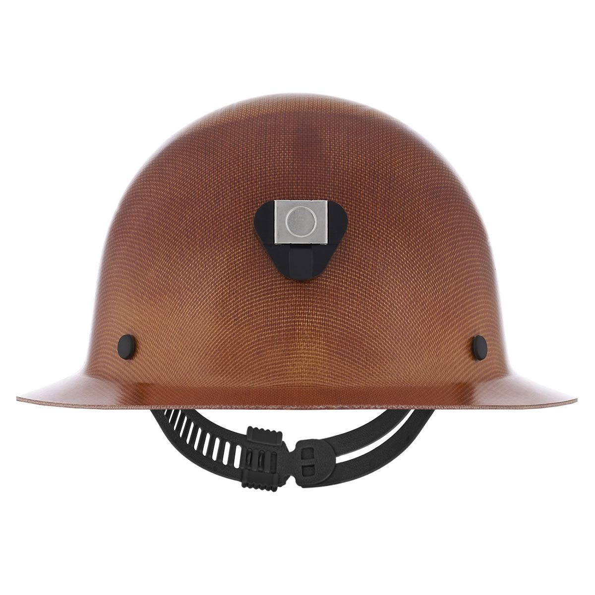 MSA Skullgard Full Brim Hard Hat, Staz-On Suspension with Lamp Bracket