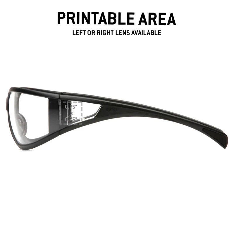 Custom Pyramex Exeter Safety Glasses, 12 Pack