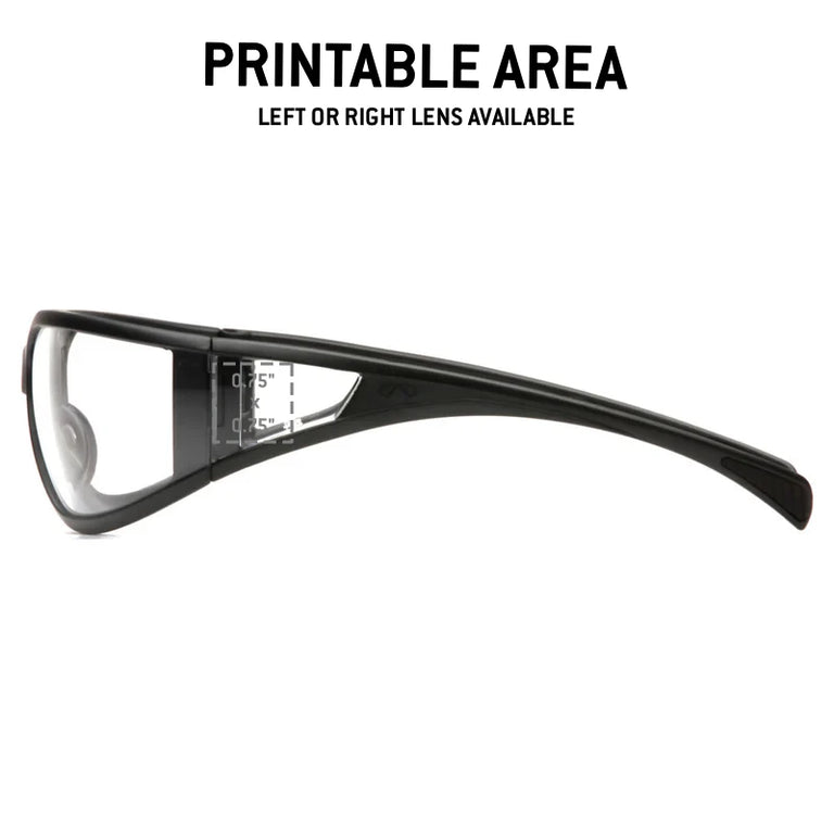 Custom Pyramex Exeter Safety Glasses, 12 Pack