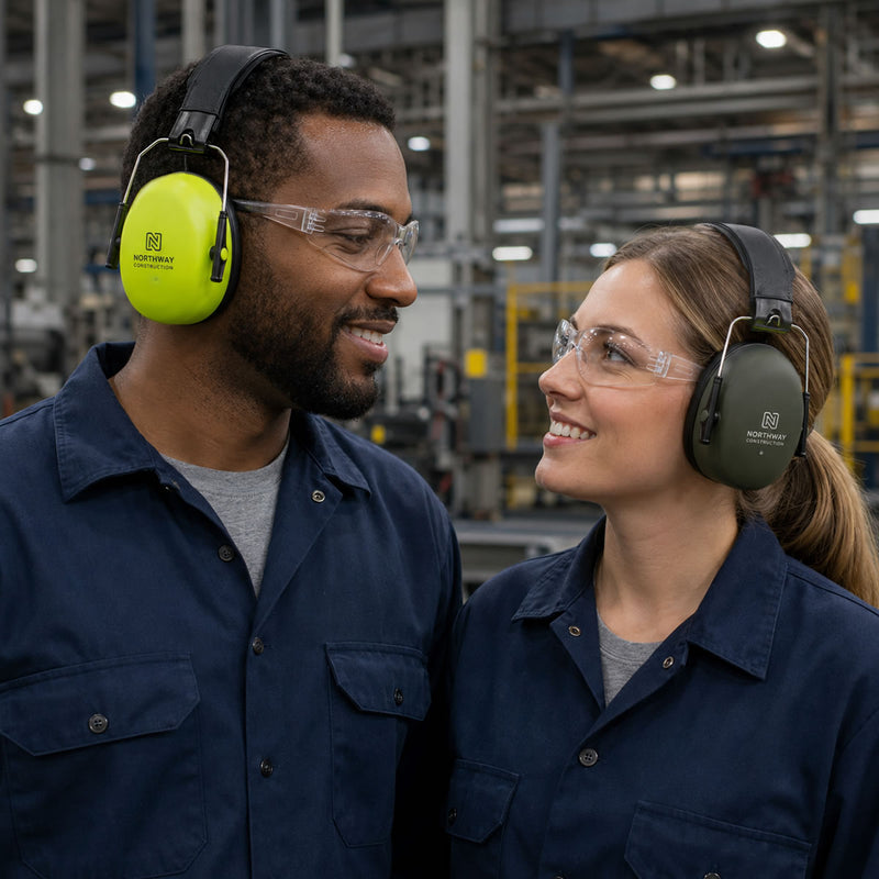 Custom Logo Pyramex PM30 Earmuffs, NRR 27dB