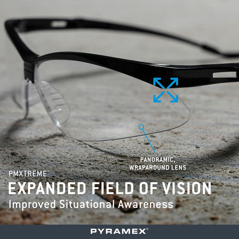 Custom Pyramex PMXTREME Safety Glasses, 12 Pack