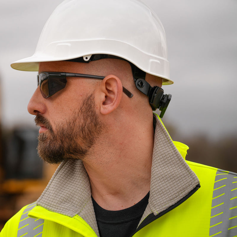 Pyramex RJ40 Type R Class 3 Hi-Vis Waterproof Fleece Lined Softshell Jacket