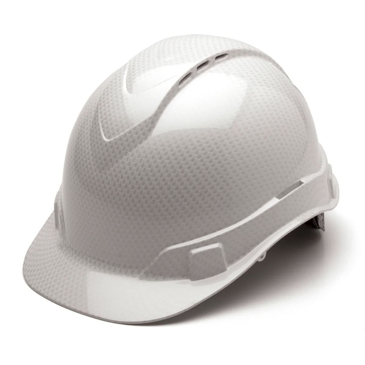 Custom 3D Pyramex Ridgeline Vented Cap Style Hard Hat, 4-Point Ratchet Suspension
